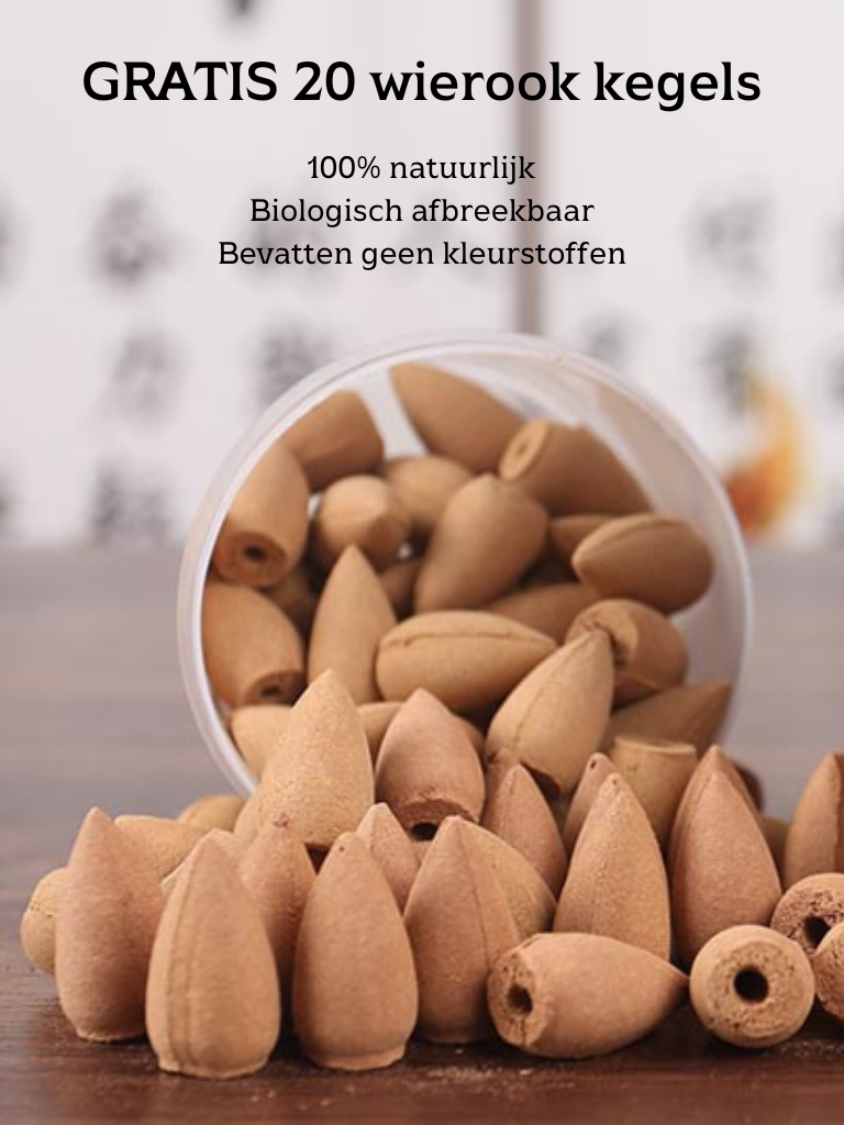 Boeddha Hand - Wierookhouder waterval - Incense Burner