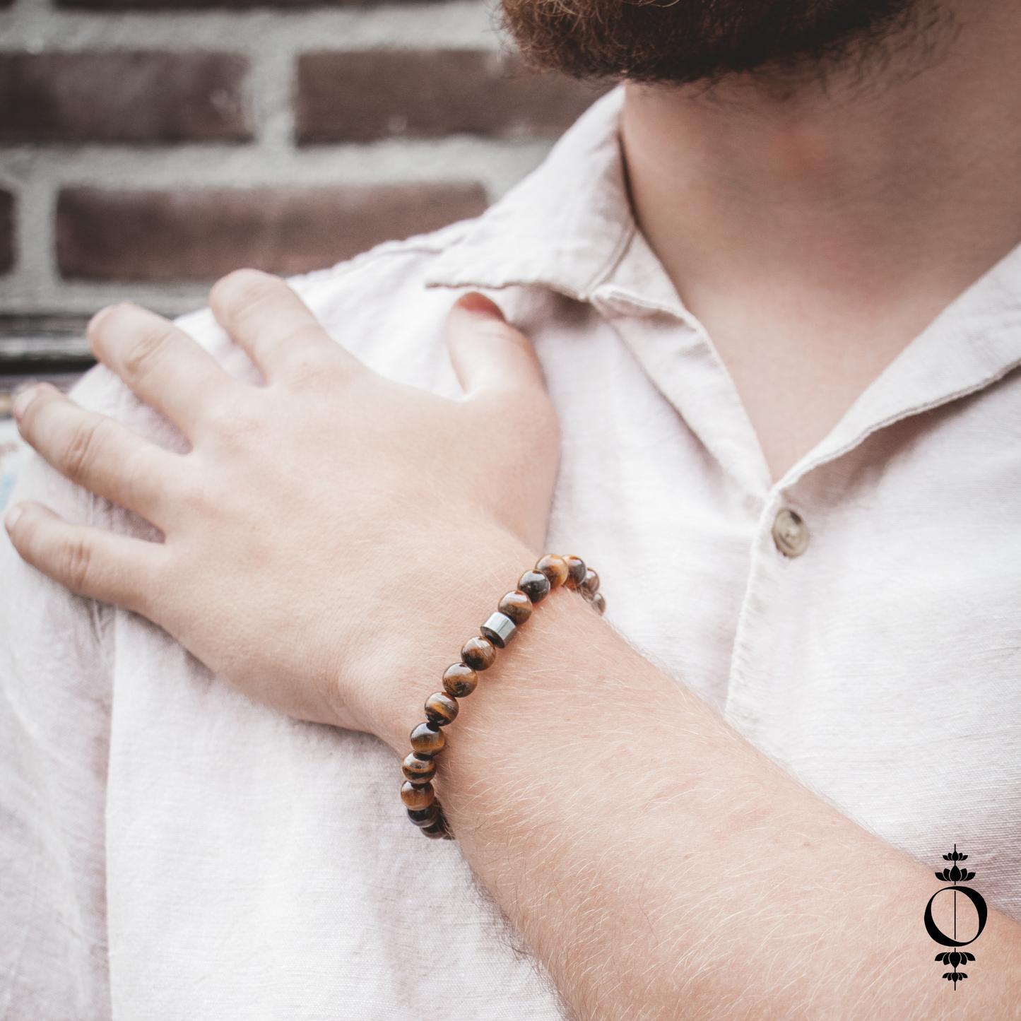 Hematiet Tijgeroog Kracht Armband