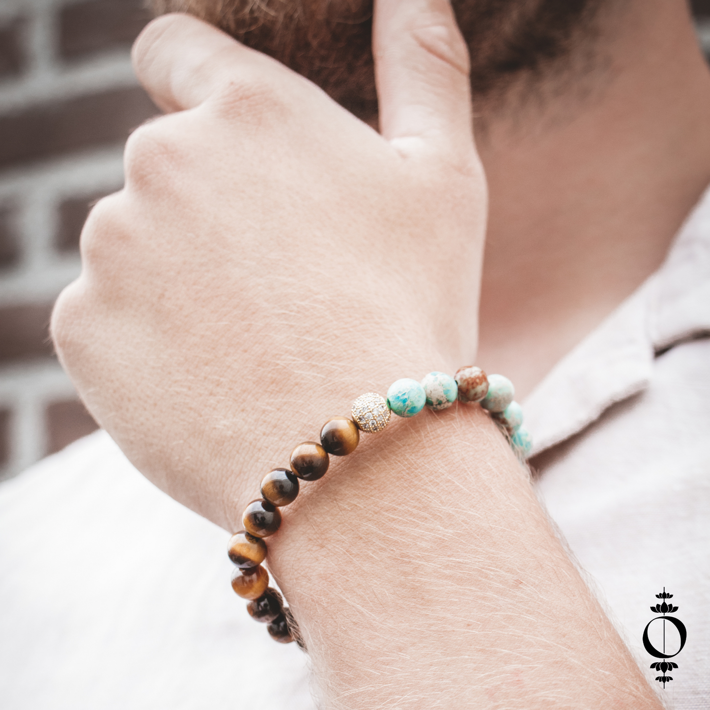 Zelfvertrouwen Tijgeroog Jaspis Armband