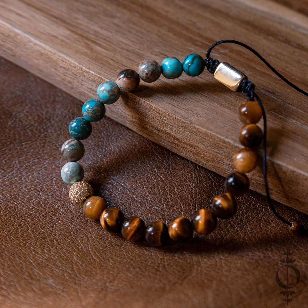 Zelfvertrouwen Tijgeroog Jaspis Armband