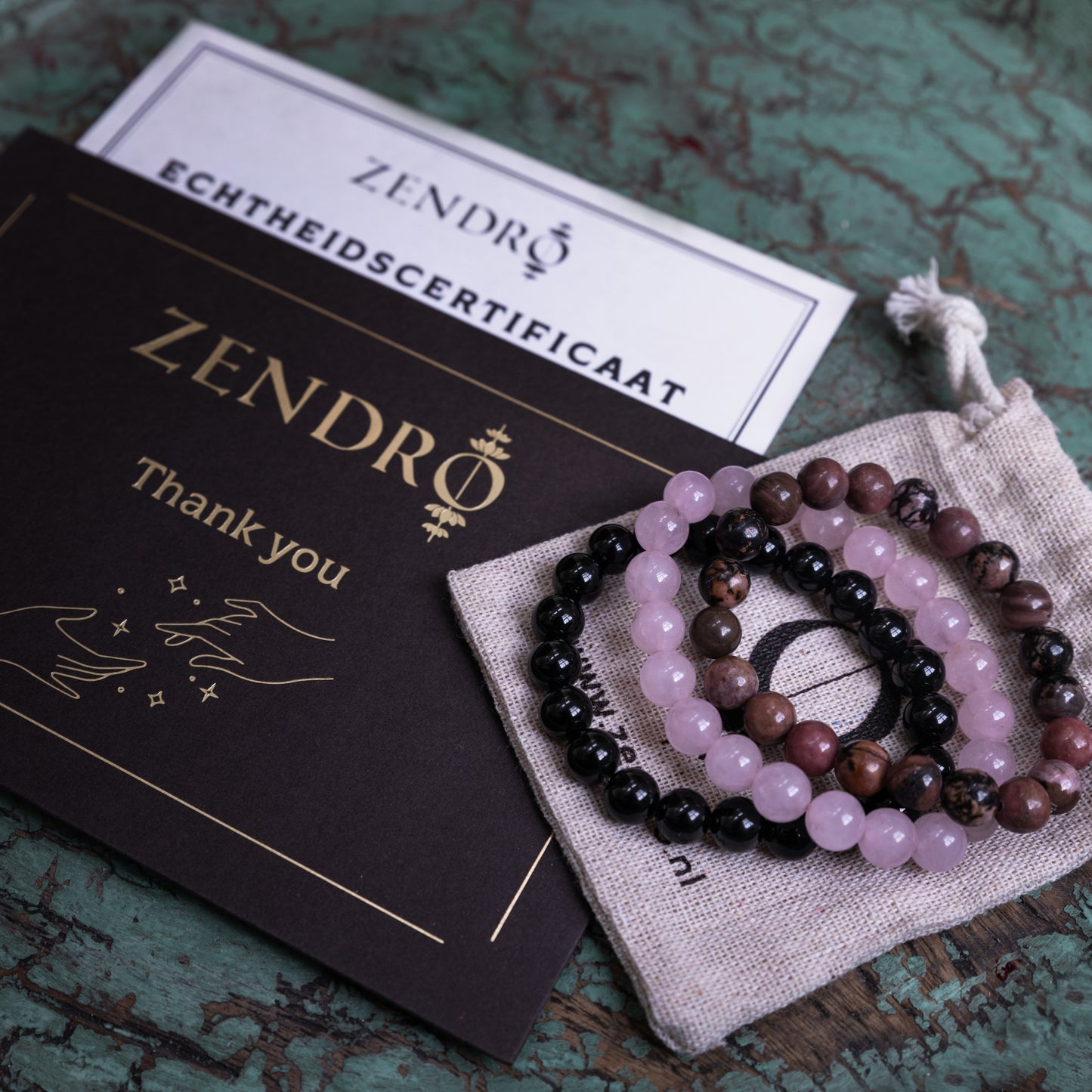 Zelfvertrouwen en Liefde Armbanden Set