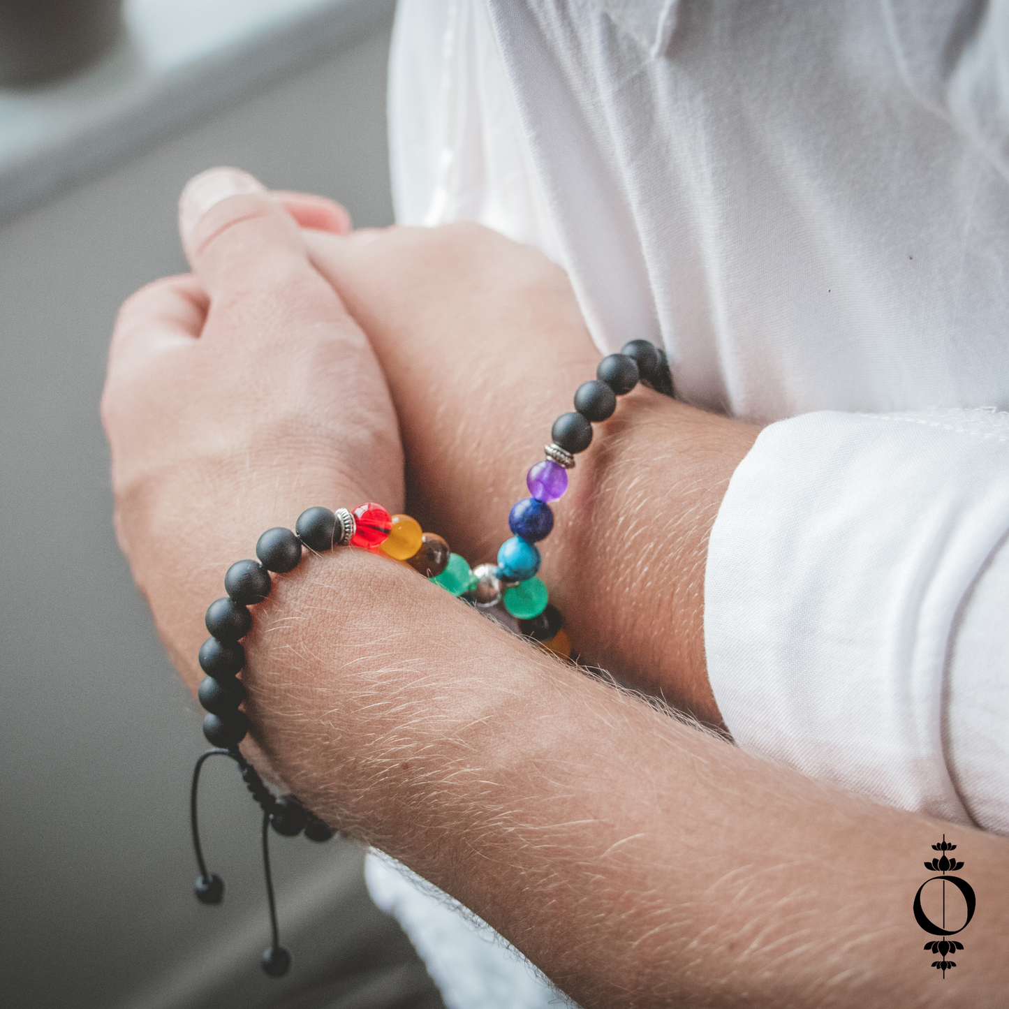 7 Chakra Koppel Armbanden set