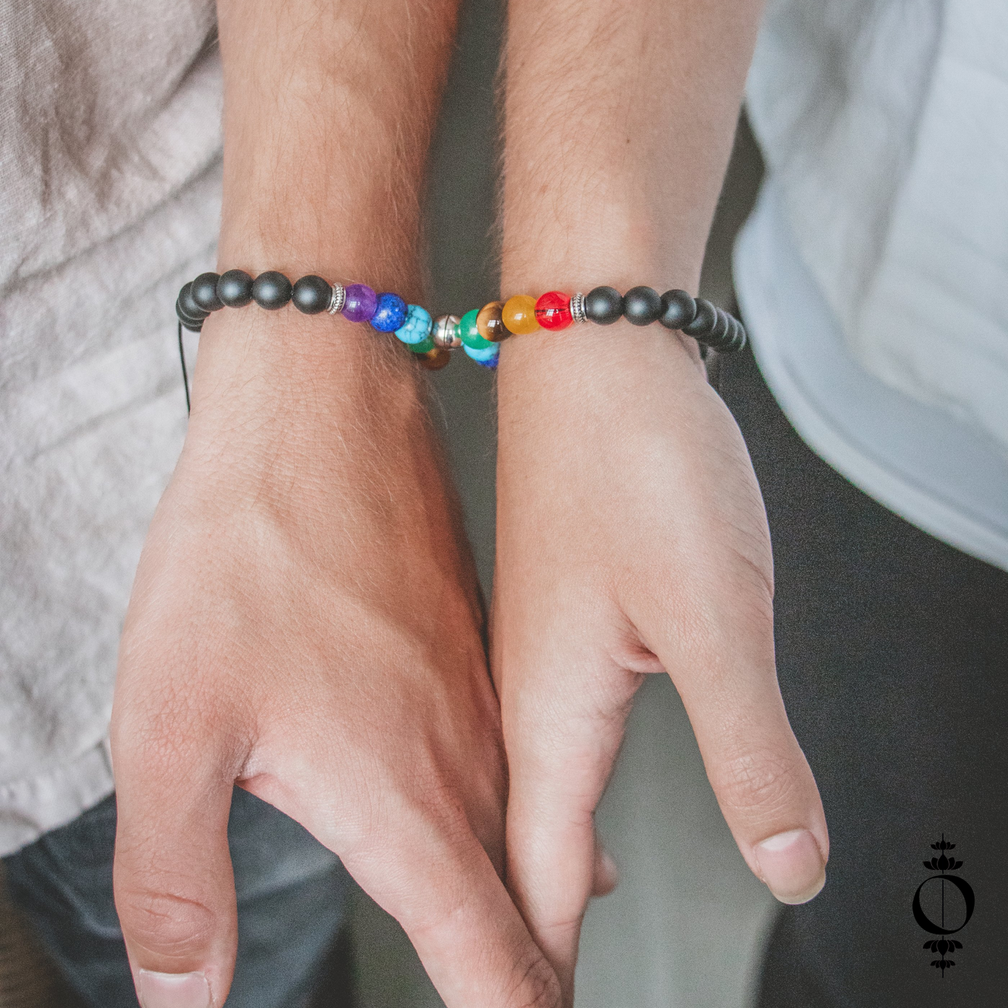 7 Chakra Koppel Armbanden set