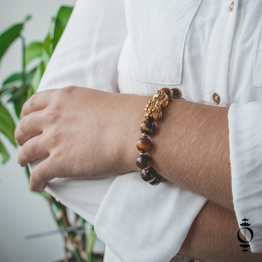 Good Fortune - Tijgeroog Feng Shui Armband