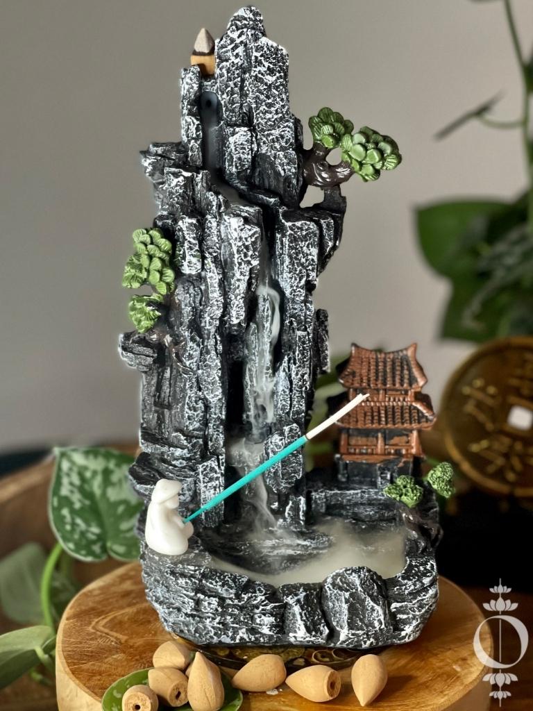 Zen Klif - Wierookhouder waterval - Incense Burner