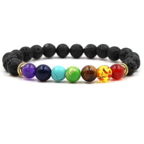 7 Chakra Planeten Armband