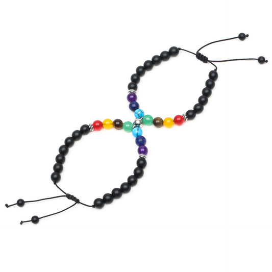 7 Chakra Koppel Armbanden set