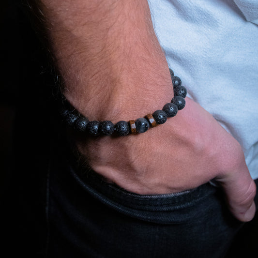 Vulcanic Tibetaanse Armband | Labradoriet