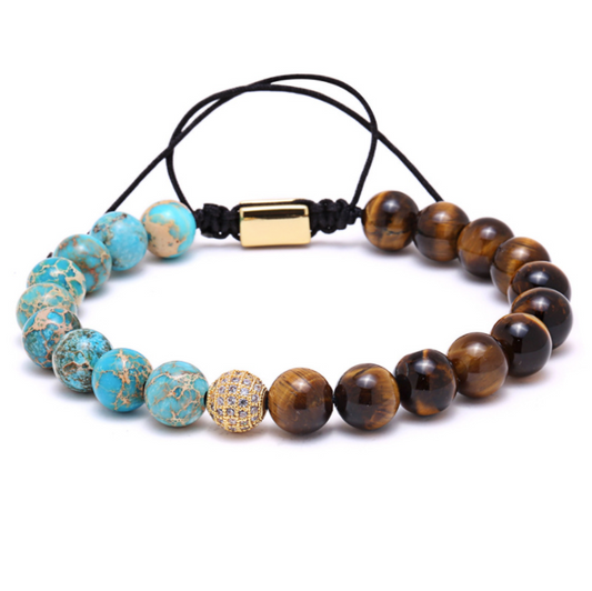 Zelfvertrouwen Tijgeroog Jaspis Armband