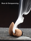 Zen Hand & Lotus - Wierookhouder waterval - Incense Burner