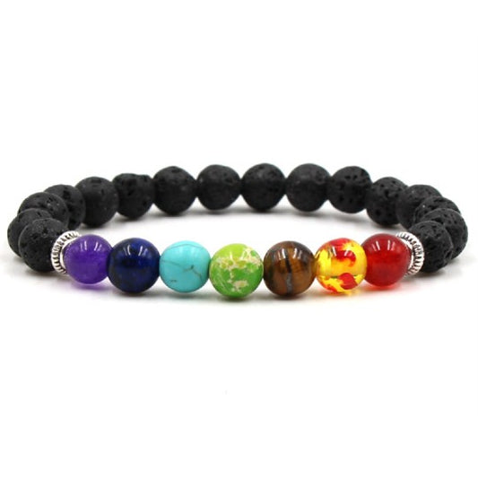 7 Chakra Planeten Armband