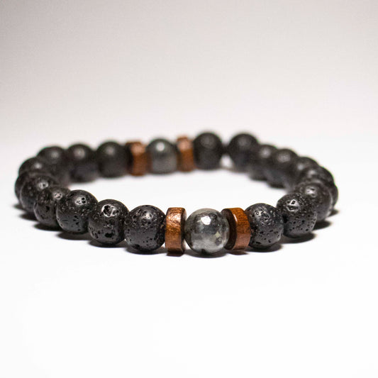 Vulcanic Tibetaanse Armband | Labradoriet